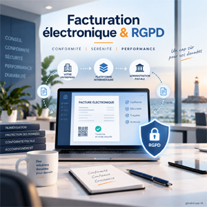 Facturation électronique : un changement comptable, mais aussi un enjeu RGPD